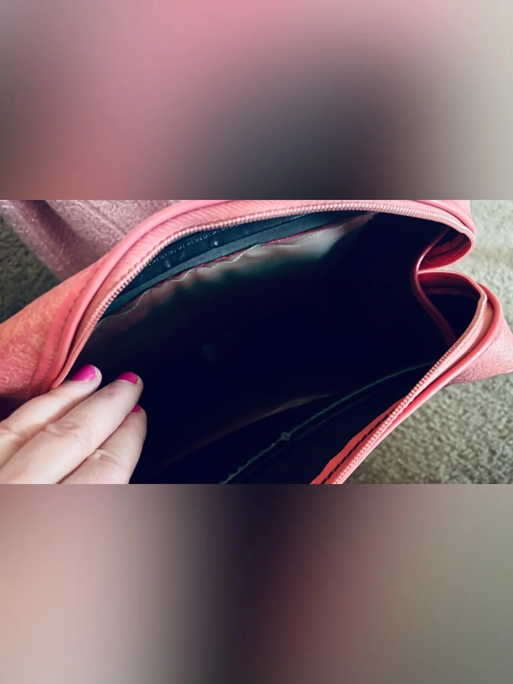 1960s Pearlized Pink Carryon Bag